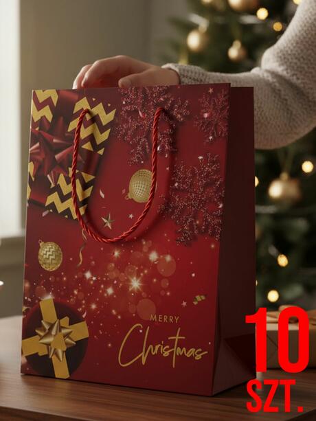 Torba prezentowa świąteczna 10-pak w1