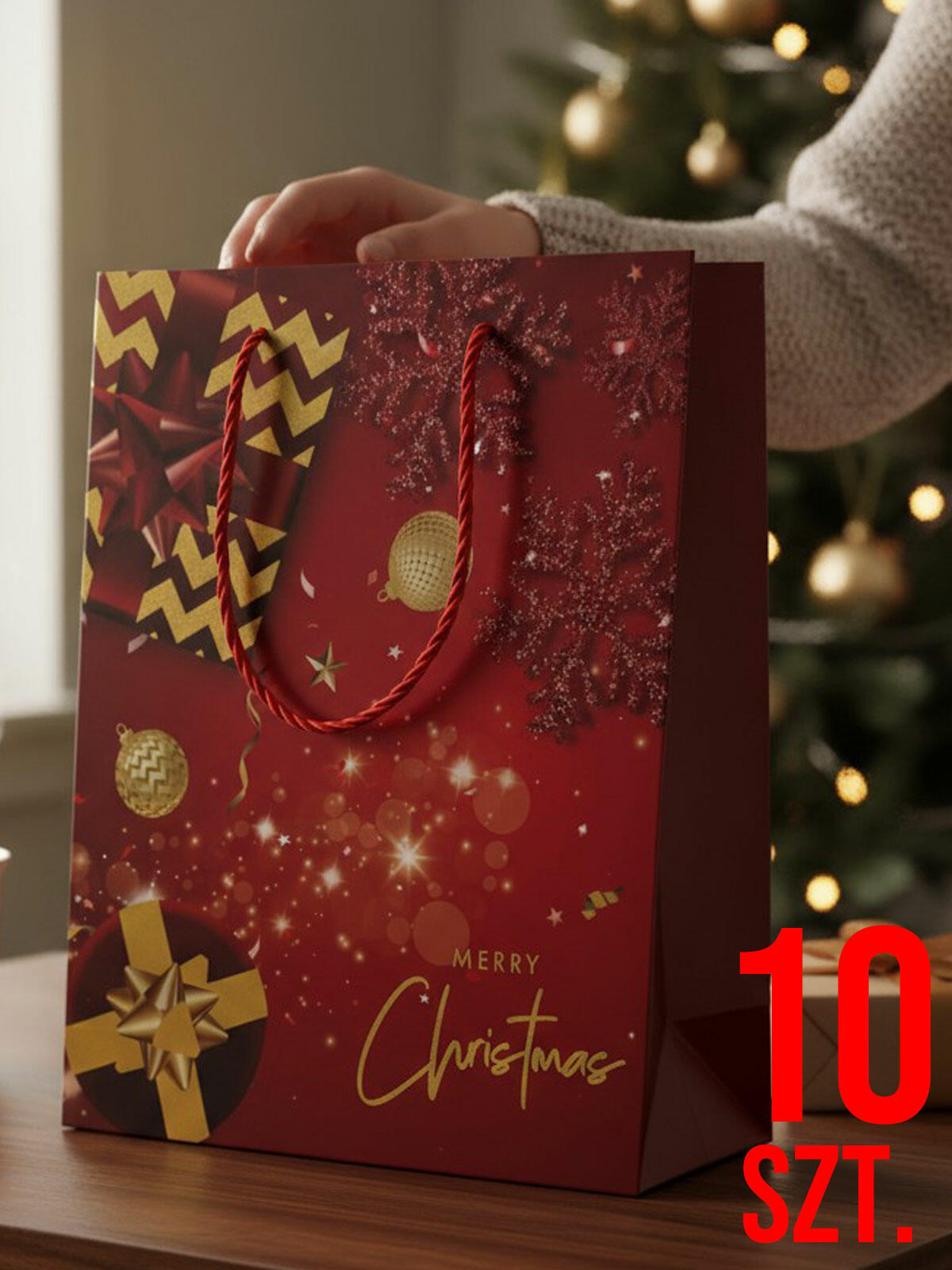 Torba prezentowa świąteczna 10-pak w1