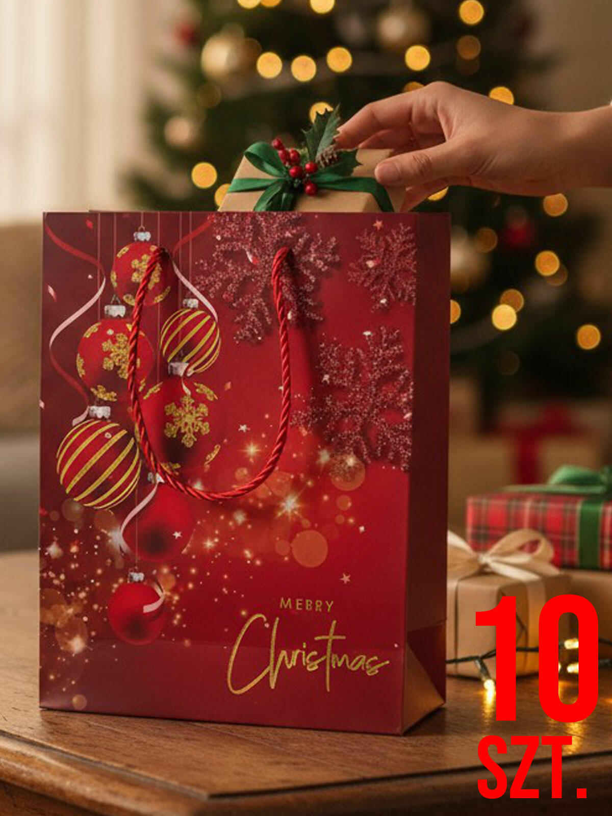 Torba prezentowa świąteczna 10-pak w3