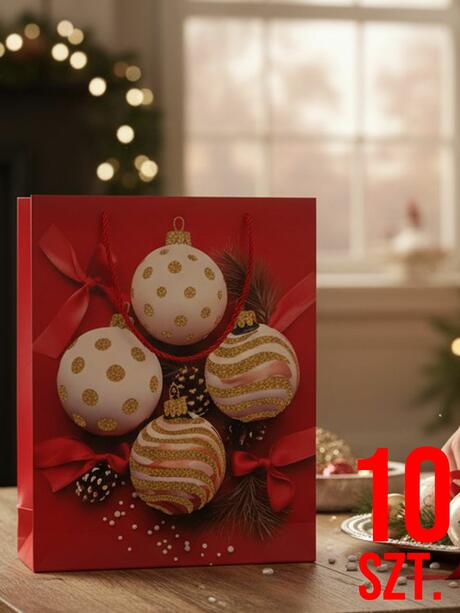 Świąteczna torba prezentowa 10-pak w1