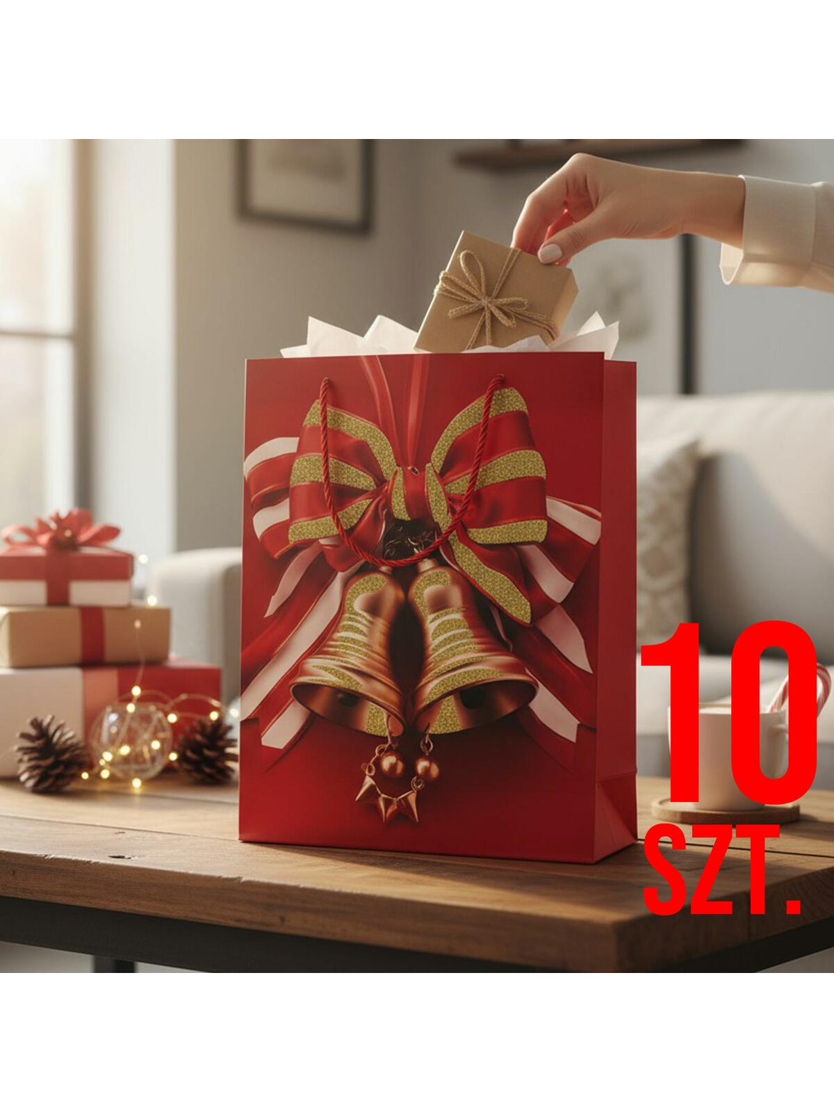 Świąteczna torba prezentowa 10-pak w3