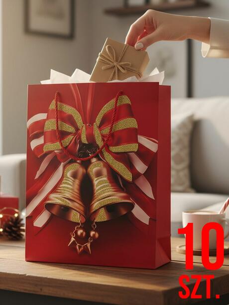 Świąteczna torba prezentowa 10-pak w3