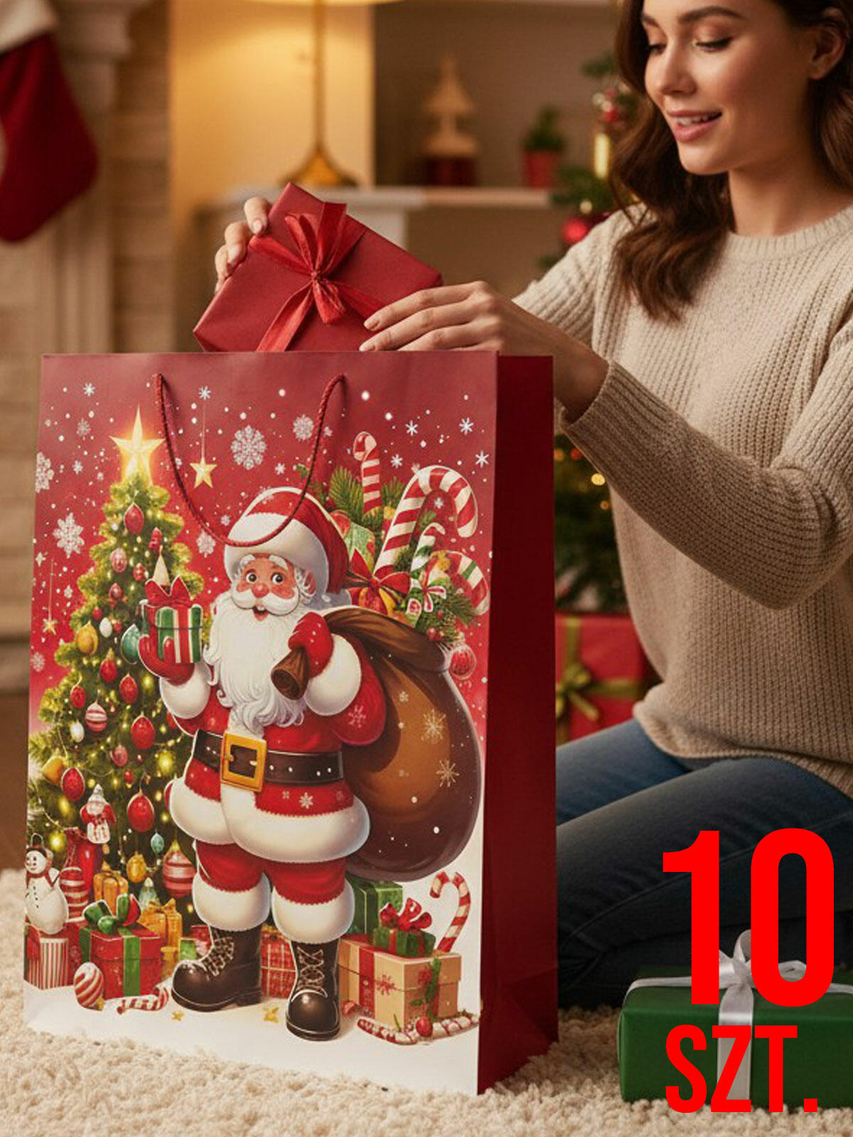 Torba prezentowa 10-pak w1