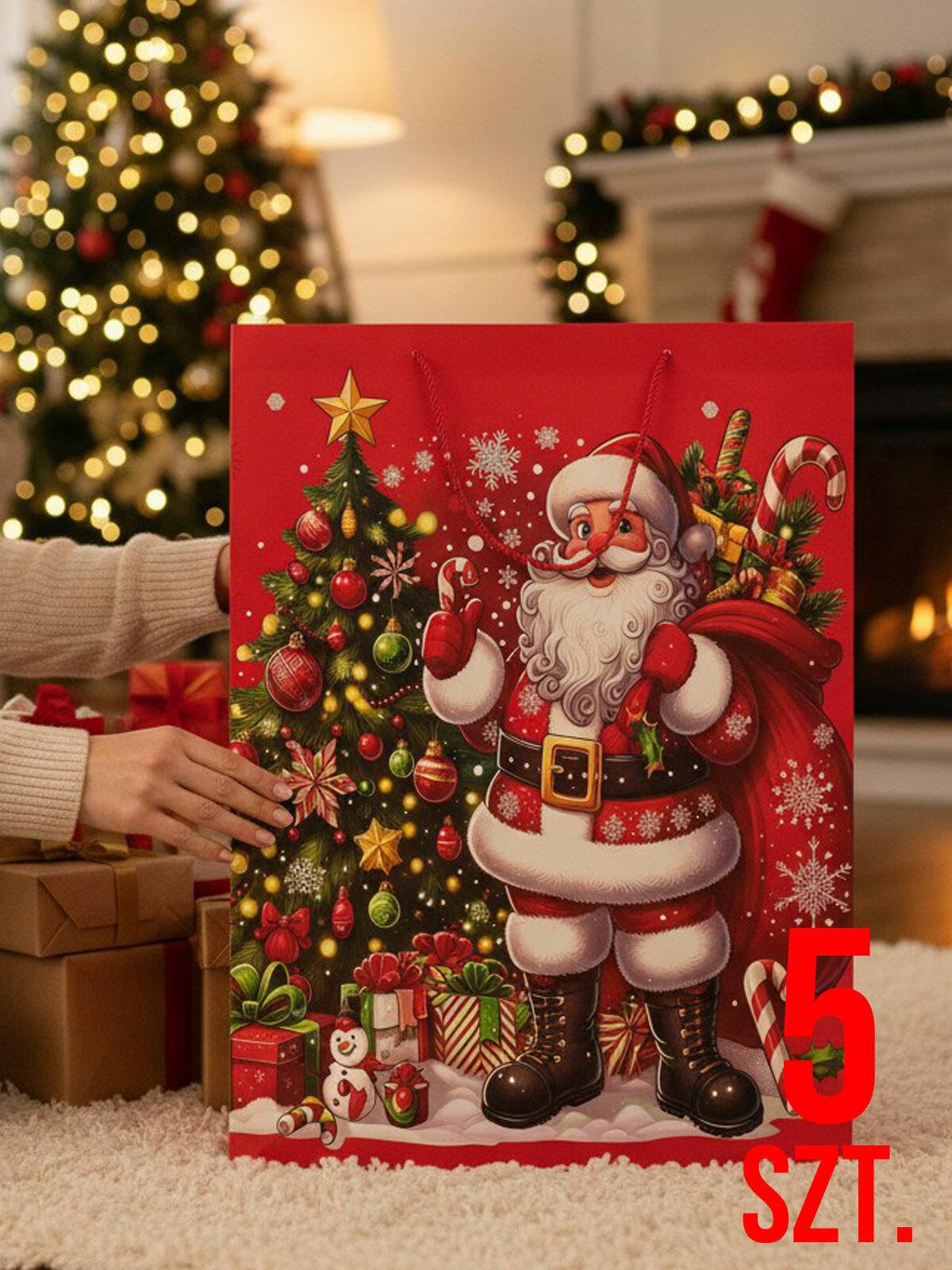 Torba prezentowa 5-pak w4