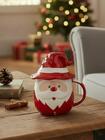 Kubek świąteczny z pokrywką