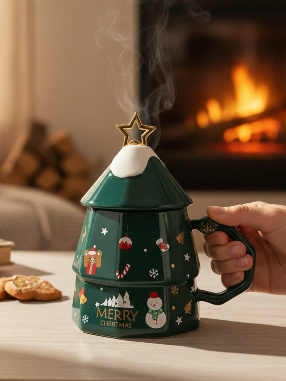 Kubek świąteczna choinka