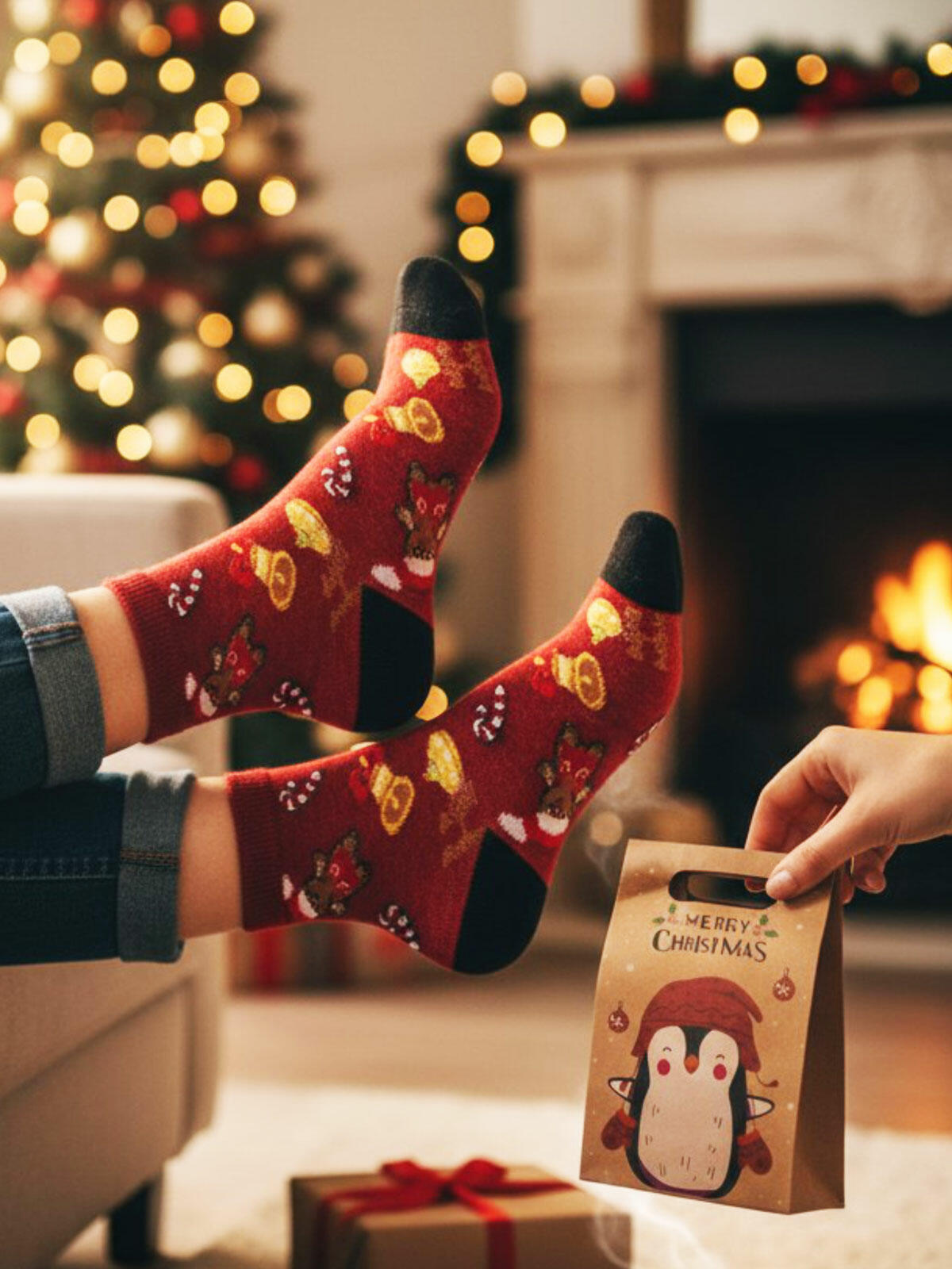 Skarpety świąteczne 35/38