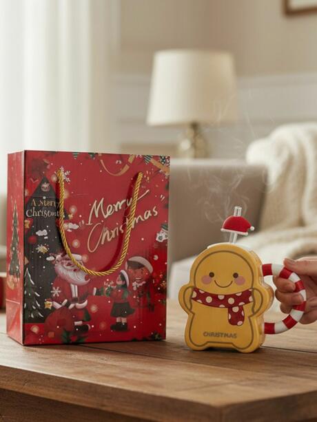 Kubek świąteczny ze słomką