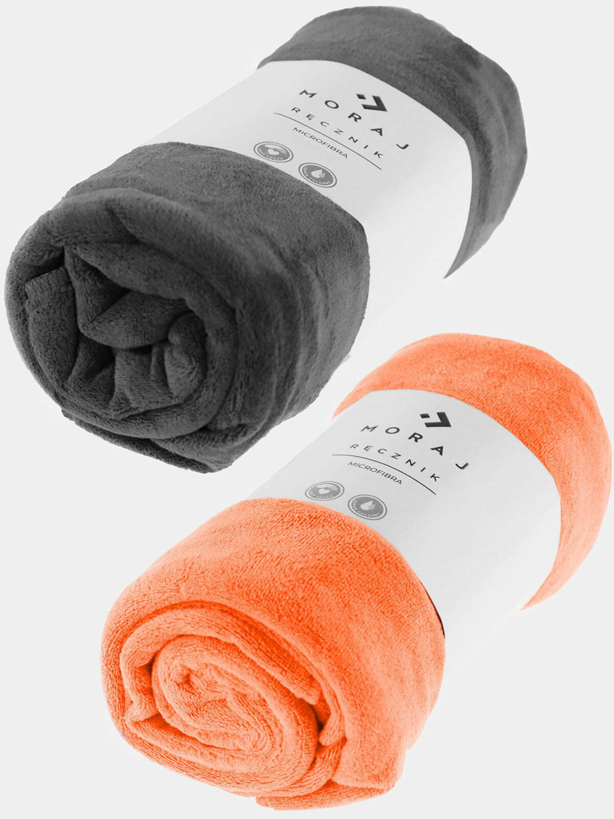 Ręczniki z mikrofibry 2-pak 70x140 cm