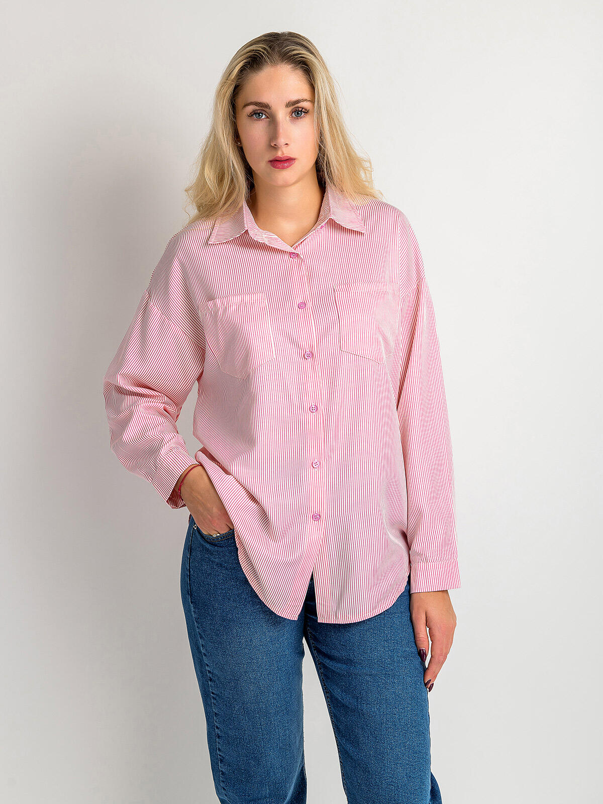 Koszula z domieszką bawełny