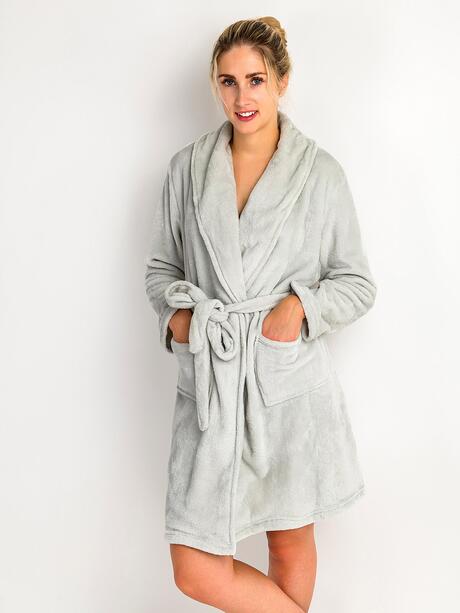 Szlafrok z domieszką bawełny