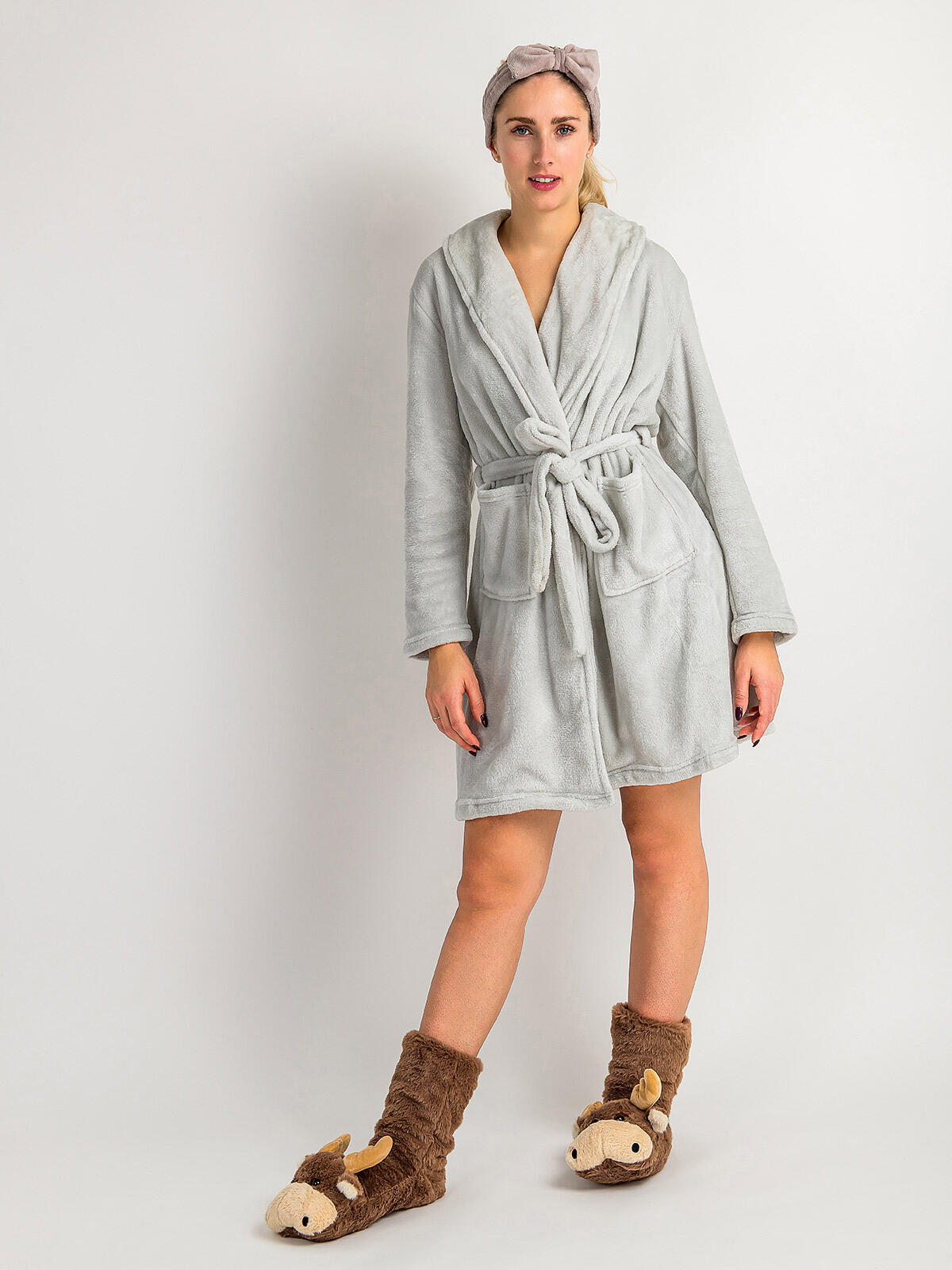 Szlafrok z domieszką bawełny