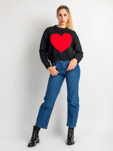 Sweter z domieszką wełny