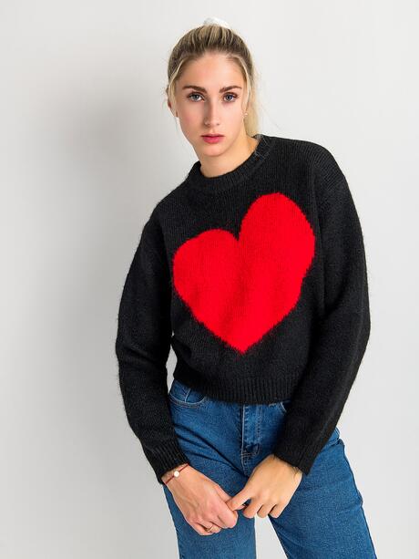 Sweter z domieszką wełny