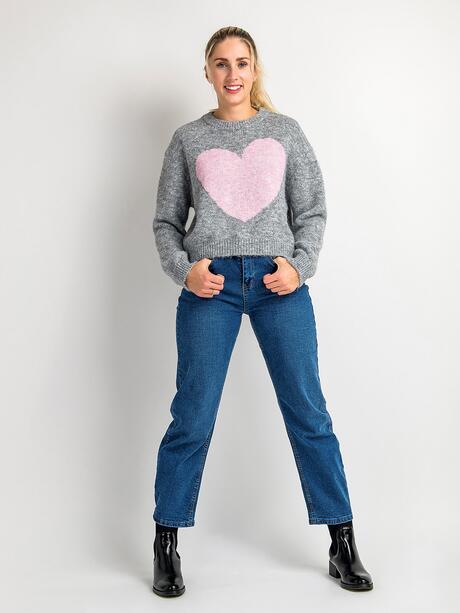 Sweter z serduszkiem