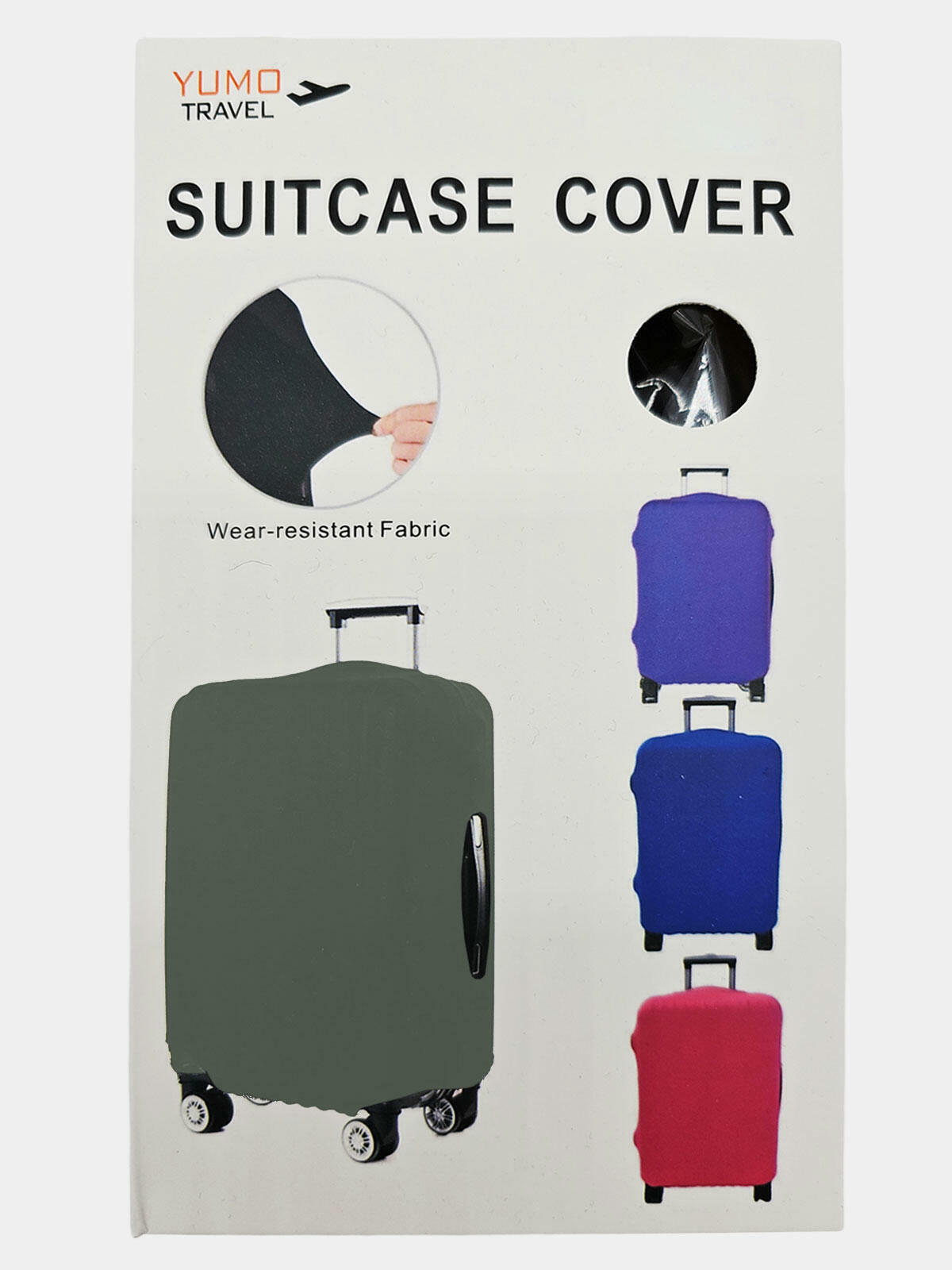 Pokrowiec na walizkę L szary