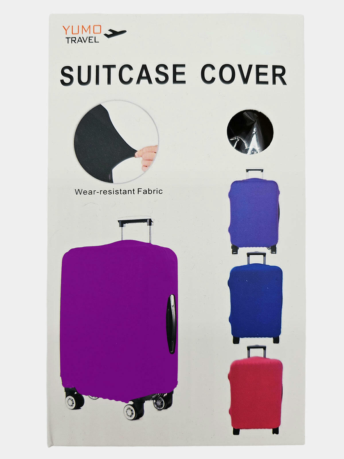 Pokrowiec na walizkę L fioletowy