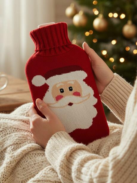 Termofor świąteczny z Mikołajem