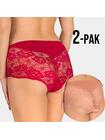 Majtki z koronką 2-pak XL