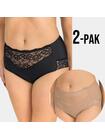 Majtki z koronką 2-pak XL