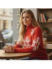 Sweter ze śnieżynką