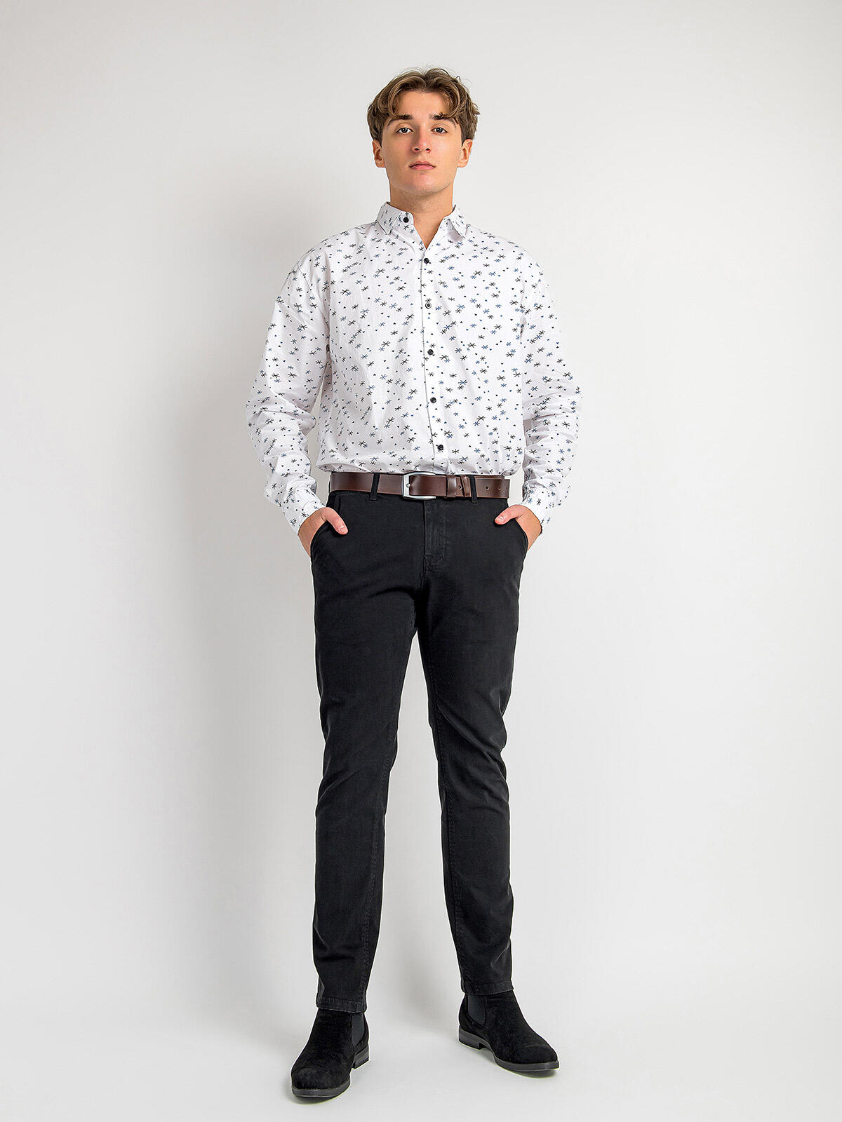 Eleganckie spodnie bawełniane