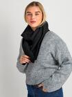 Dzianinowy szalik damski