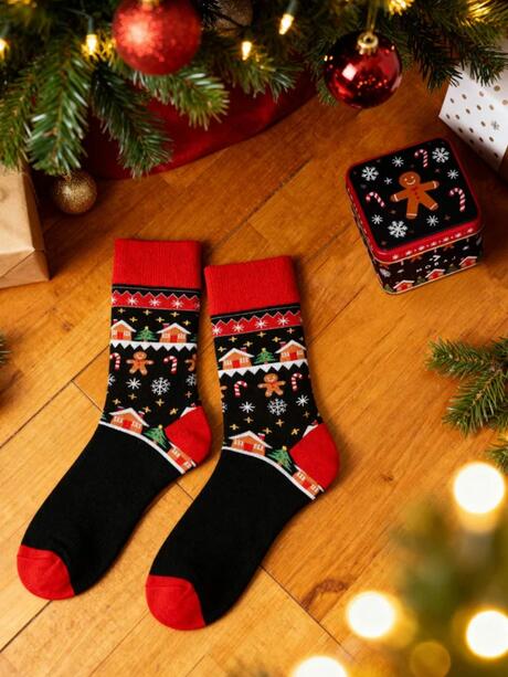 Skarpety świąteczne w puszce 38-43