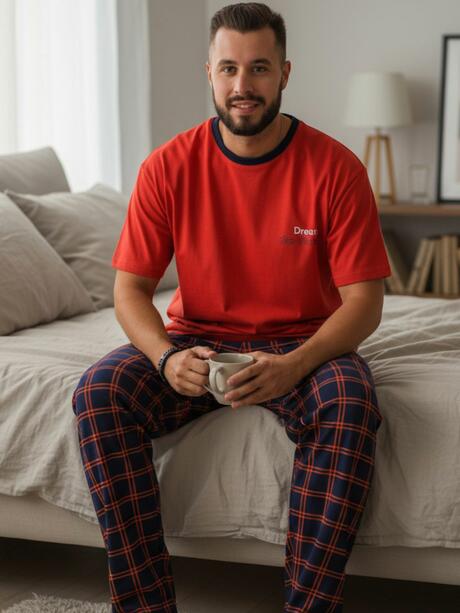 Dwuczęściowa piżama bawełniana