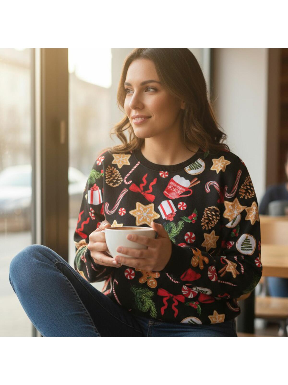 Bluza ze świątecznym nadrukiem