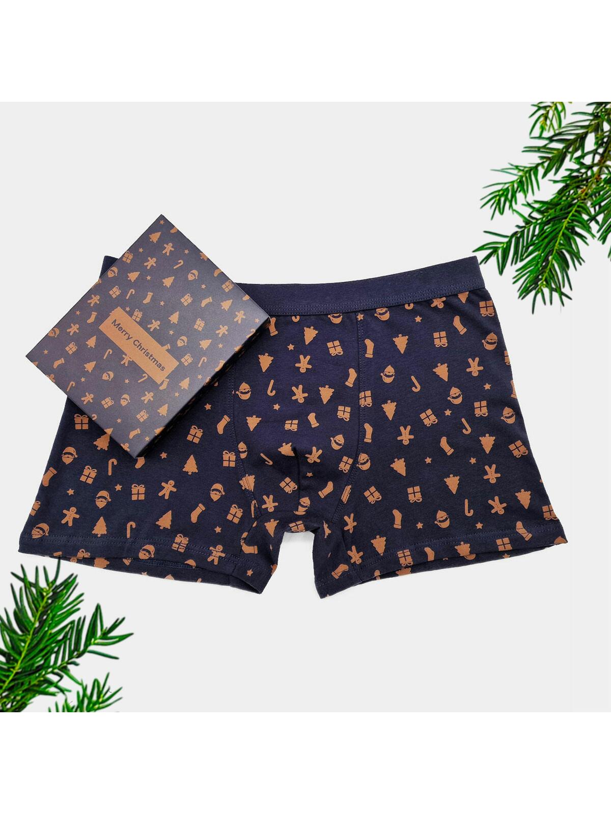 Świąteczne bokserki w pudełku