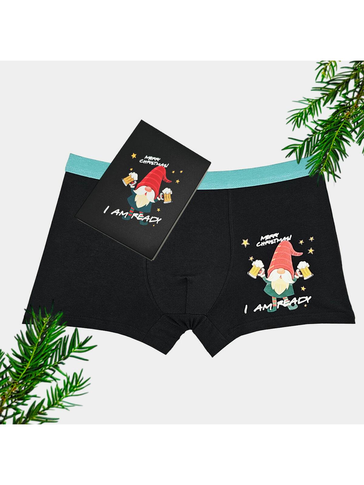 Świąteczne bokserki w prezentowym pudełku