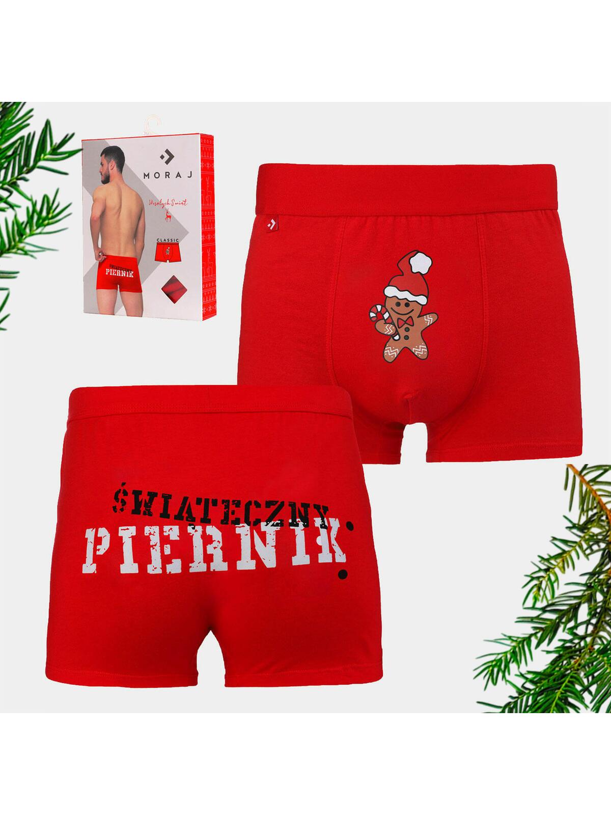 Bokserki męskie świąteczne