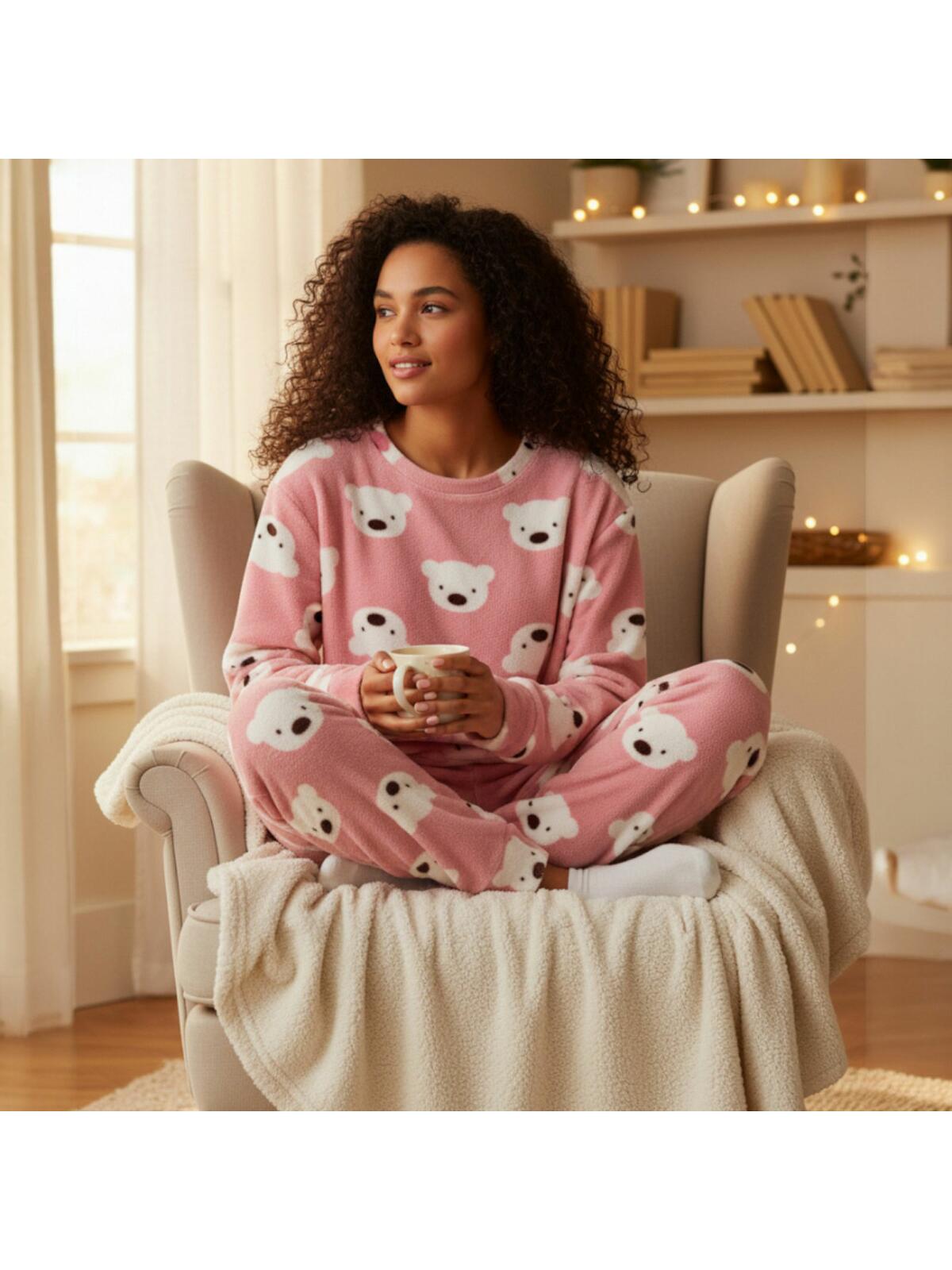 Piżama w misie dwuczęściowa