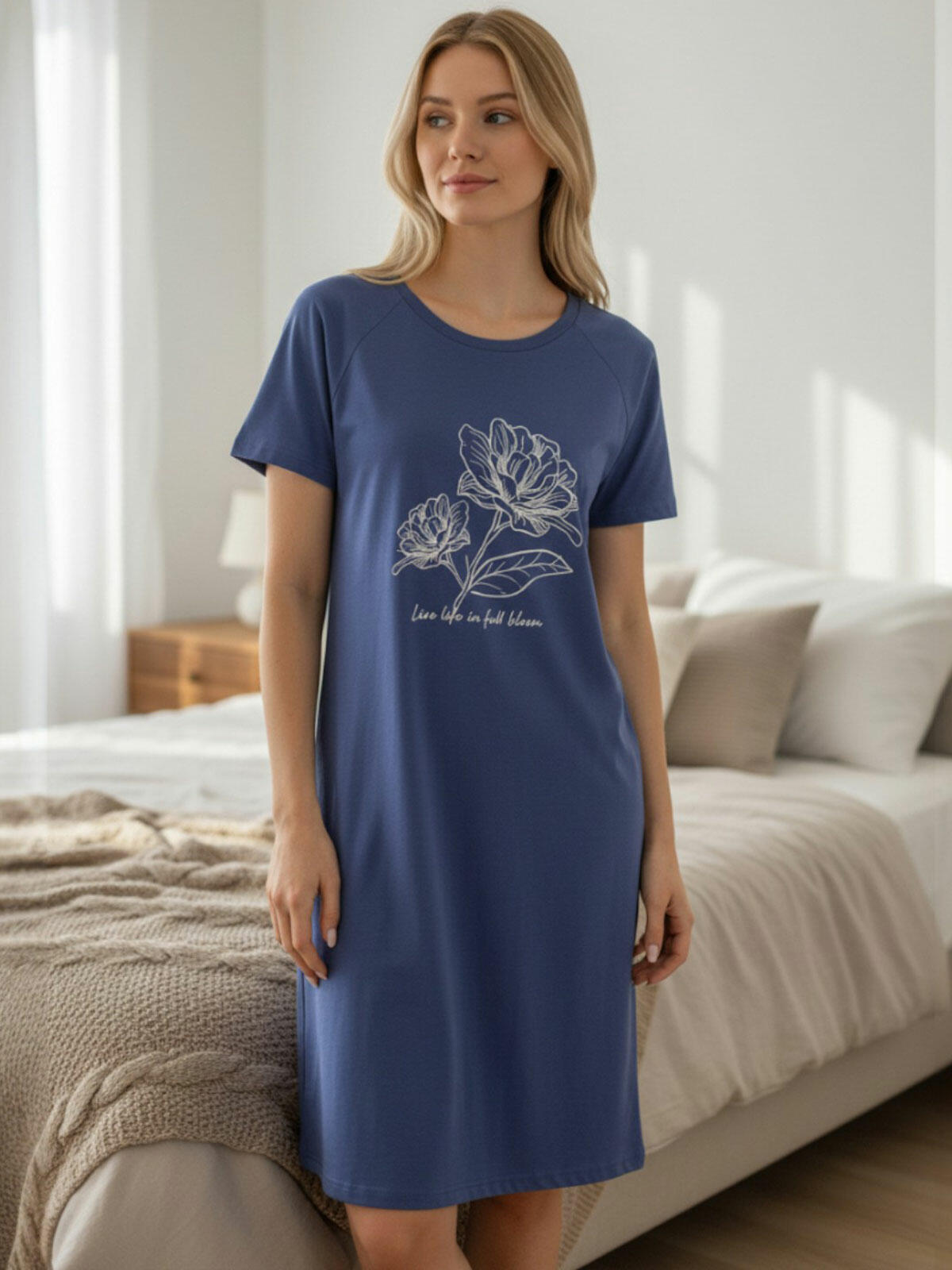 Bawełniana koszula nocna