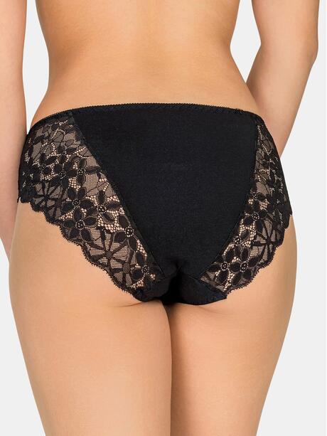 Majtki bawełniane z koronką 2-pak M