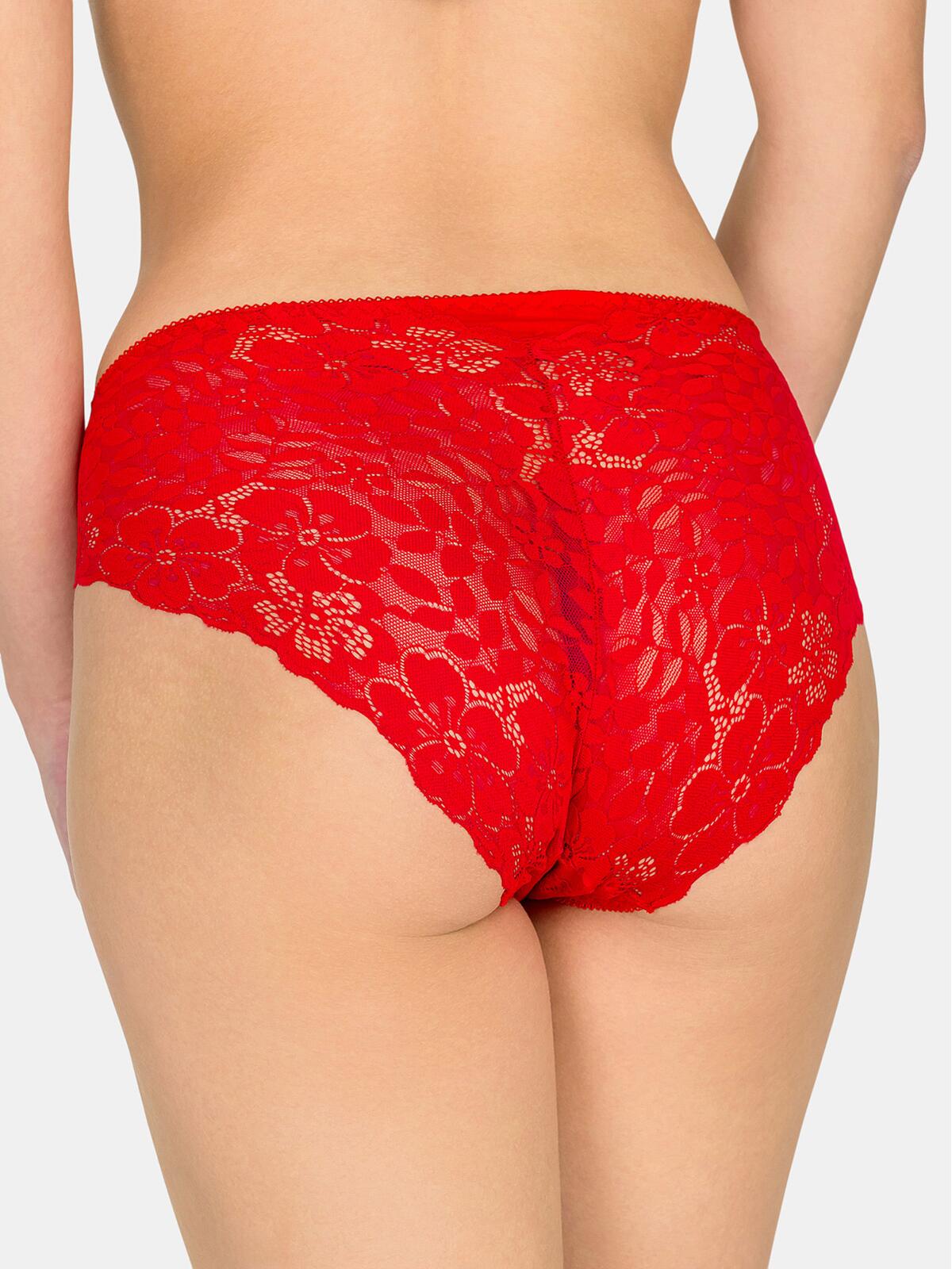 Majtki z koronkowym tyłem 2-pak L