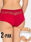 Majtki z koronką 2-pak M