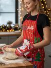 Fartuch w świąteczny wzór