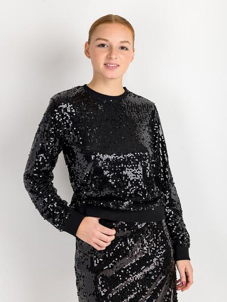 Cekinowa bluza