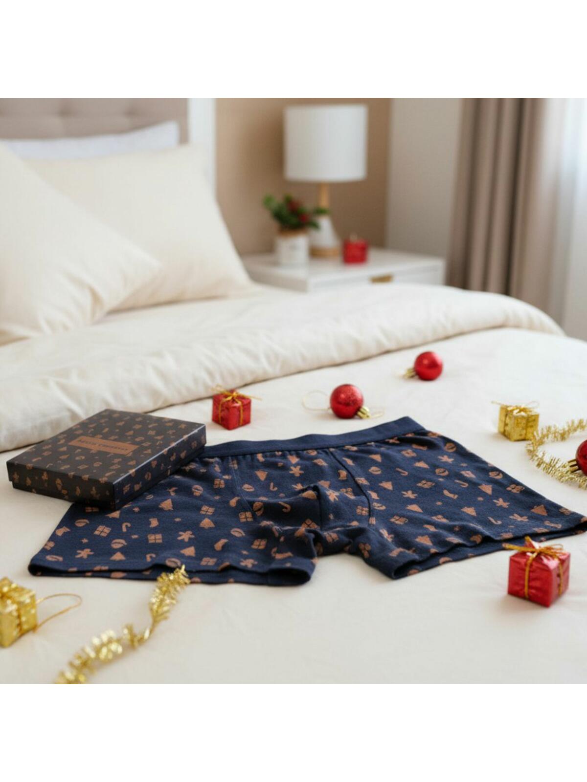 Świąteczne bokserki w pudełku