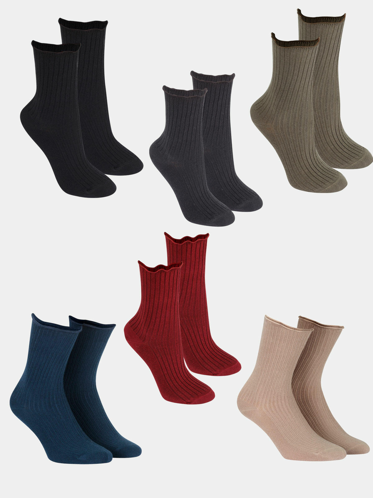 Skarpetki bezuciskowe 6-pak