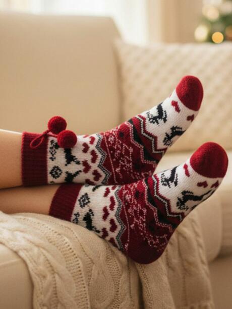 Skarpety z pomponami 39-41