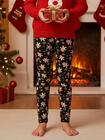 Legginsy dziecięce ze świątecznym wzorem