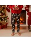 Legginsy dziecięce ze świątecznym wzorem