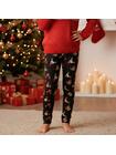Legginsy dziecięce ze świątecznym wzorem
