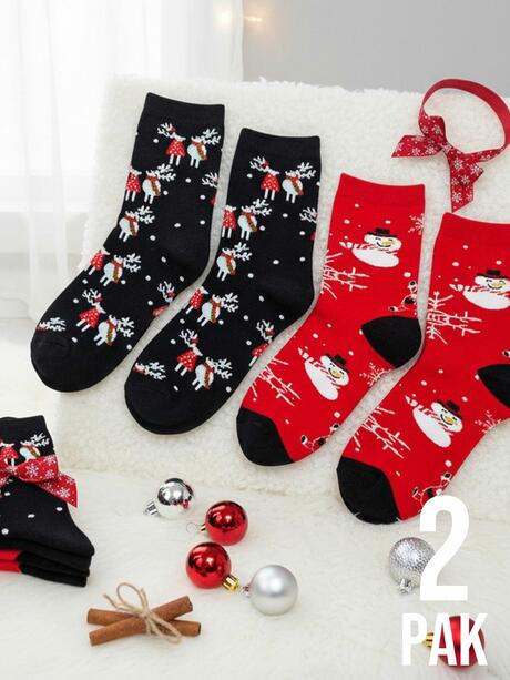 Świąteczny 2-pak skarpetek 39-41