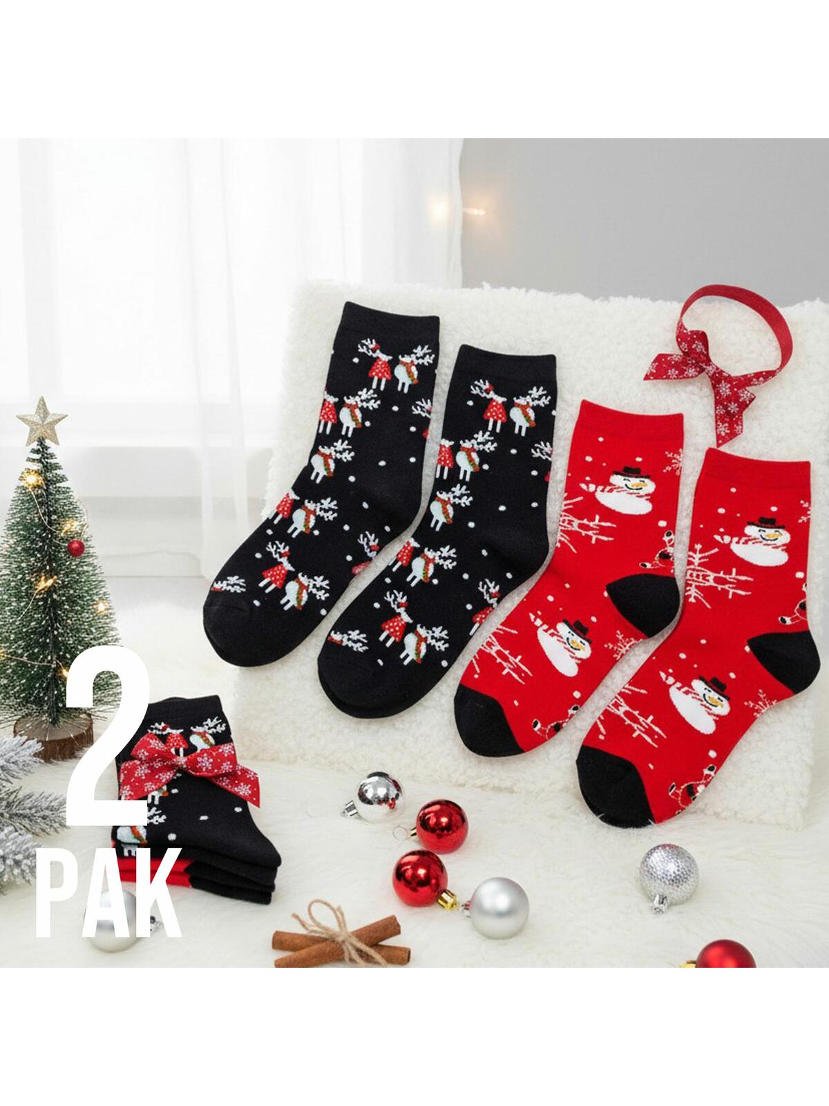 Świąteczny 2-pak skarpetek 39-41