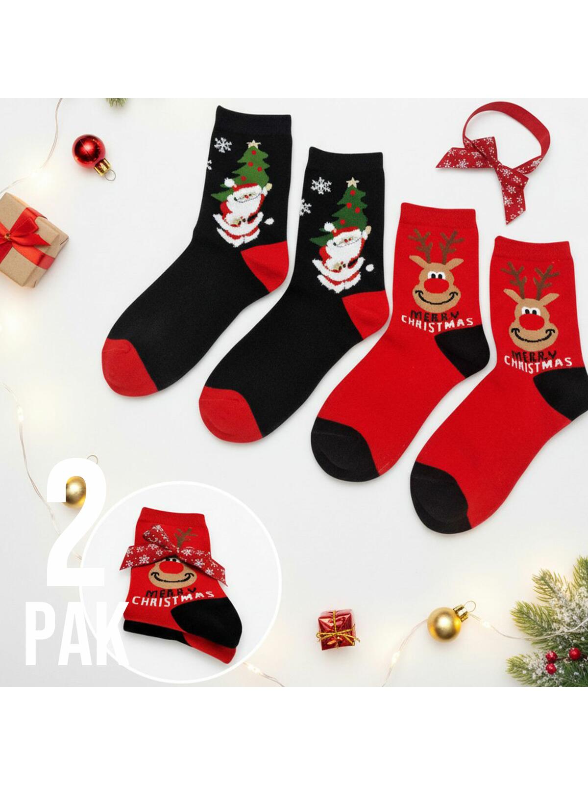 Zestaw skarpet świątecznych 2-pak 39-41