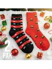 2-pak Świątecznych skarpetek 39-41